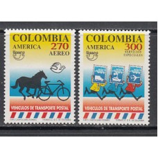 Colombia 1994 Upaep Yvert 1022+Av.890 ** Mnh