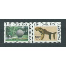 Costa Rica 1989 Upaep Yvert 518/9 ** Mnh