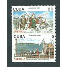 Cuba 1992 Upaep Yvert 3203/4 ** Mnh