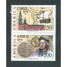 Chile 1992  Upaep Yvert 1138/9 ** Mnh