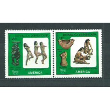 Dominicana 1989 Upaep Yvert 1061/2 ** Mnh