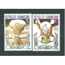 Dominicana 1999 Upaep Yvert 1397/8 ** Mnh