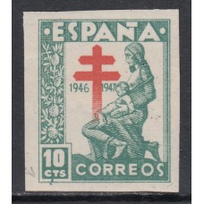 España Sueltos 1946 Edifil 1009s Pro tuberculosos * Mh