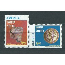 Ecuador 1990 Upaep Yvert 1195/6 ** Mnh