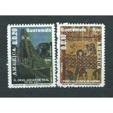 Guatemala 1989 Upaep Yvert Aereo 829/30 ** Mnh