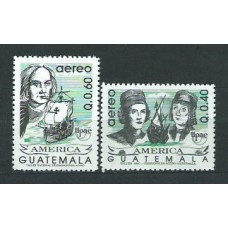 Guatemala 1992 Upaep Yvert Aereo 839/40 ** Mnh