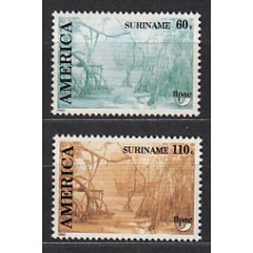 Suriname 1990 Upaep Yvert 1202/3 ** Mnh