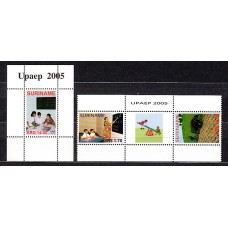 Suriname 2005 Upaep Yvert 1783/4+H.101 ** Mnh