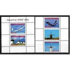 Suriname 2006 Upaep Yvert 1828/9+H.104 ** Mnh