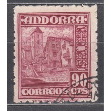 Andorra Española Sueltos 1948 Edifil 53 usado
