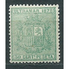 Cuba Sueltos 1875 Edifil 33 * Mh