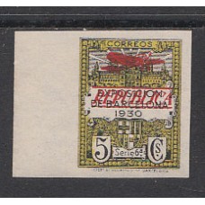 Barcelona Correo 1932 Edifil NE 13 Borde de hoja ** Mnh