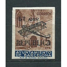 Barcelona Correo 1936 Edifil NE 20 ** Mnh Aniversario de la República