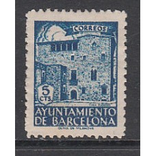 Barcelona Correo 1943 Edifil 43 * Mh Casa Padellas