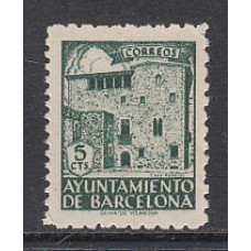 Barcelona Correo 1943 Edifil 44 ** Mnh Casa Padellas