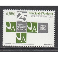 Andorra Española Correo 2015 Edifil 429 ** Mnh