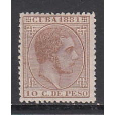 Cuba Sueltos 1881 Edifil 66 * Mh