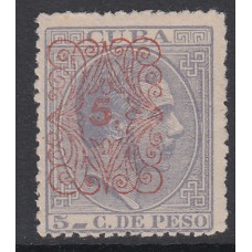 Cuba Sueltos 1883 Edifil 77 (*) Mng