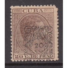 Cuba Sueltos 1883 Edifil 79 * Mh punta roma