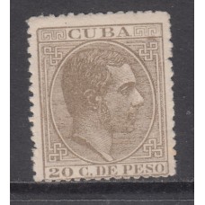 Cuba Sueltos 1883 Edifil 104 ** Mnh