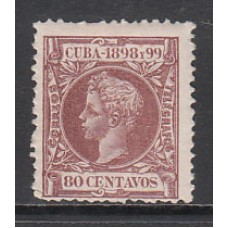 Cuba Sueltos 1898 Edifil 171 * Mh