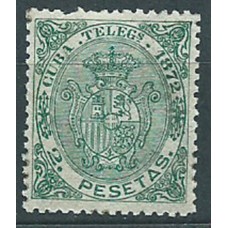 Cuba Sueltos Telegrafos Edifil 23 ** Mnh