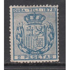 Cuba Sueltos Telegrafos Edifil 44 * Mh