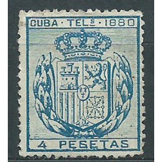 Cuba Sueltos Telegrafos Edifil 51 (*) Mng