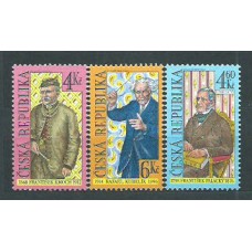 Chequia - Correo 1998 Yvert 182/84 ** Mnh Personajes