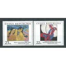 Chequia - Correo 1998 Yvert 185/86 ** Mnh Pintura