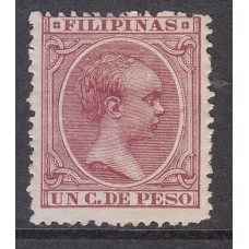 Filipinas Sueltos 1896 Edifil 122 * Mh