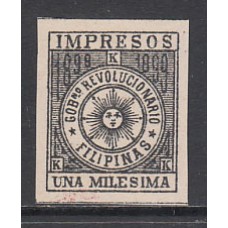 Filipinas Correo Insurrecto Edifil 1s * Mh  Sin dentar