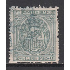Filipinas Telegrafos 1896 Edifil 60 usado