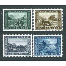 Liechtenstein - Correo 1943 Yvert 193/96 ** Mnh