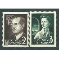 Liechtenstein - Correo 1955 Yvert 294/95 ** Mnh Personajes