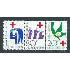 Liechtenstein - Correo 1963 Yvert 378/80 ** Mnh Cruz Roja