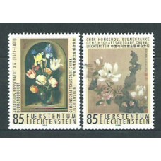 Liechtenstein - Correo 2005 Yvert 1316/17 ** Mnh Pinturas de Flores