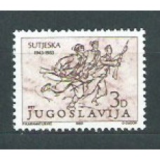 Yugoslavia - Correo 1983 Yvert 1870 ** Mnh Batalla de Sutjeska