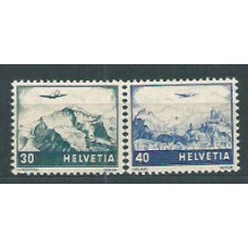 Suiza - Aereo Yvert 42/43 ** Mnh