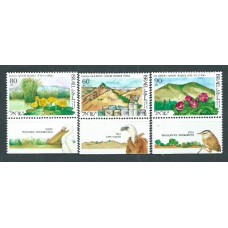 Israel - Correo 1990 Yvert 1097/99 ** Mnh Parques nacionales