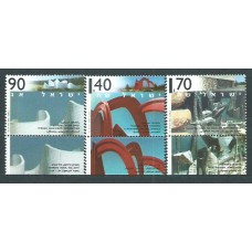 Israel - Correo 1995 Yvert 1266/68 ** Mnh  Esculturas