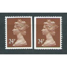Gran Bretaña - Correo 1991 Yvert 1563a/63b ** Mnh Isabel II