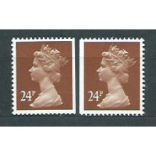 Gran Bretaña - Correo 1991 Yvert 1563a/63b ** Mnh Isabel II