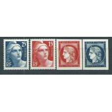 Francia - Correo 1949 Yvert 830/33 ** Mnh
