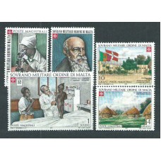 Malta - Orden Militar Correo Yvert 86/90 ** Mnh