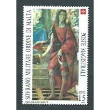 Malta - Orden Militar Correo Yvert 277 ** Mnh Pintura