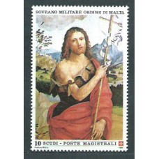 Malta - Orden Militar Correo Yvert 382 ** Mnh Pintura