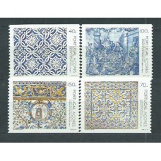 Azores - Correo Yvert 432a/35a ** Mnh Azulejos
