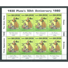 Maldives - Correo Yvert 892 Minipliego ** Mnh  Walt Disney