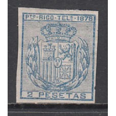 Puerto Rico Sueltos Telegrafos 1878 Edifil 17s * Mh